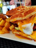 Fried Chicken Sandwich with French Fries